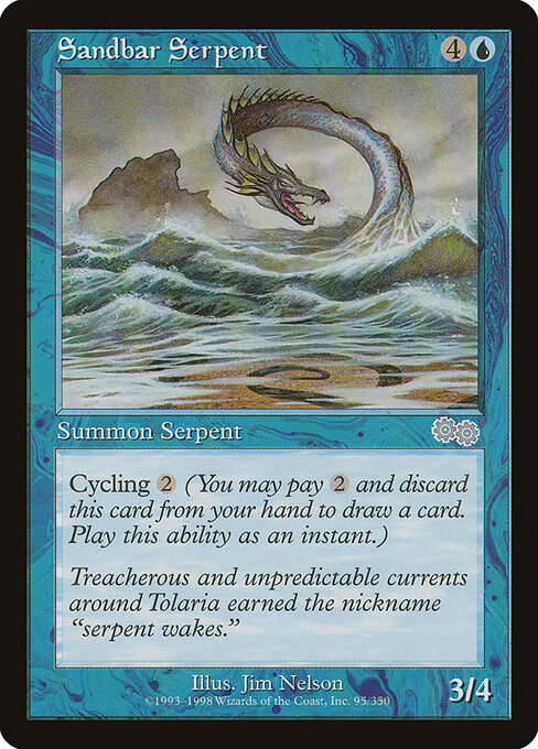 Sandbar Serpent — art by Jim Nelson