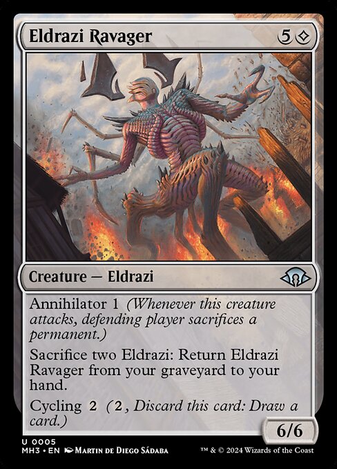 Eldrazi Ravager — art by Martin de Diego Sádaba