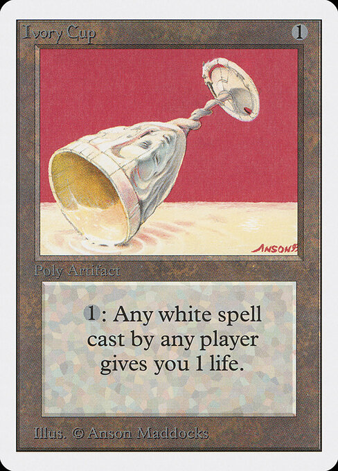 Ivory Cup — art by Anson Maddocks