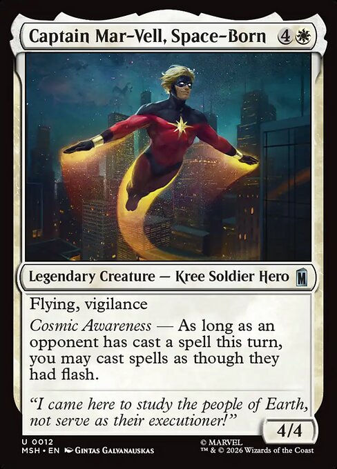 Captain Mar-Vell, Space-Born — art by Gintas Galvanauskas