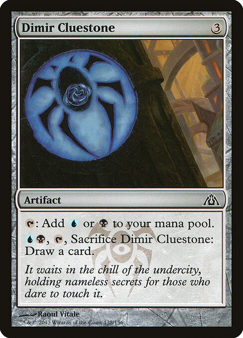 Dimir Cluestone — art by Raoul Vitale
