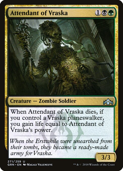 Attendant of Vraska — art by Magali Villeneuve