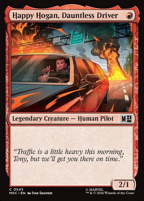 Happy Hogan, Dauntless Driver — art by Ivan Shavrin