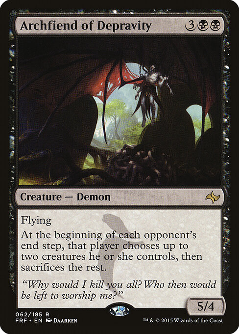 Archfiend of Depravity — art by Daarken