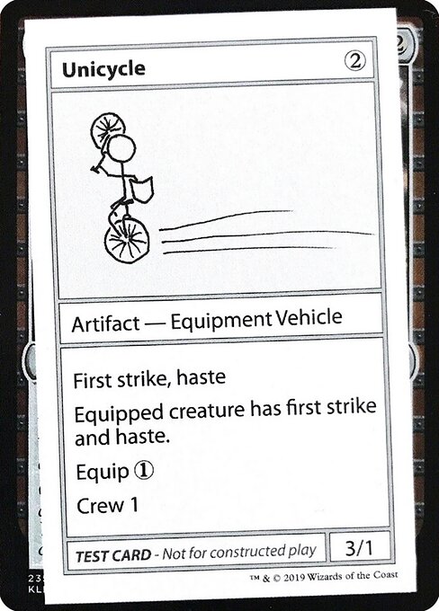 Unicycle — art by Ari Nieh