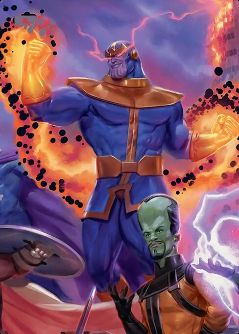 Thanos, Death's Consort // Thanos, Death's Consort — art by Kieran Yanner