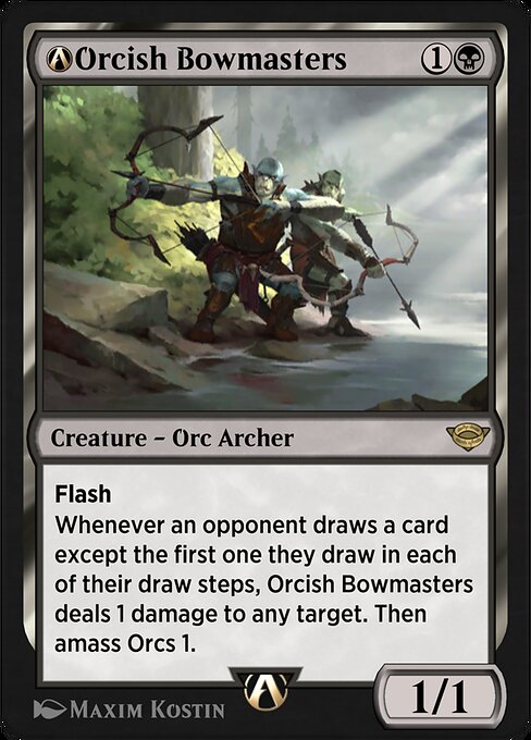 A-Orcish Bowmasters — art by Maxim Kostin