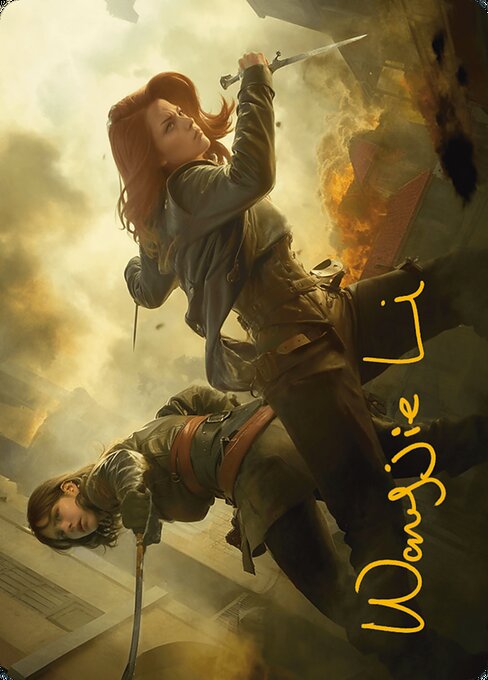 Mary Read and Anne Bonny // Mary Read and Anne Bonny — art by Wangjie Li