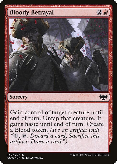 Bloody Betrayal — art by Brian Valeza