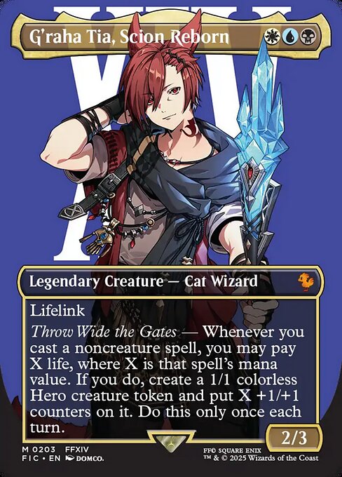 G'raha Tia, Scion Reborn — art by Domco.