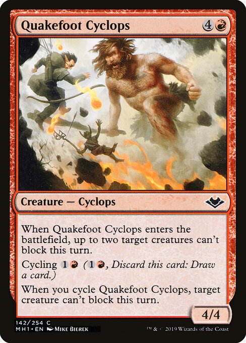 Quakefoot Cyclops — art by Mike Bierek