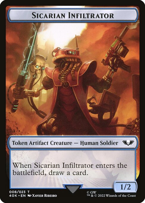 Sicarian Infiltrator — art by Xavier Ribeiro