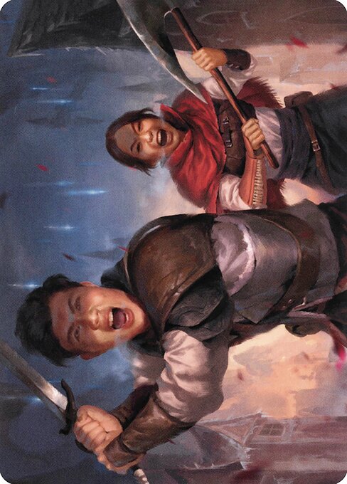 Daybreak Combatants // Daybreak Combatants — art by Joshua Raphael