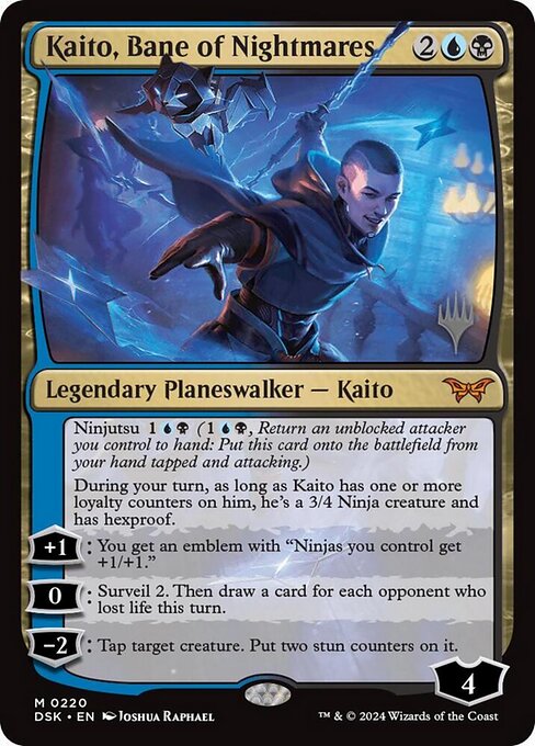 Kaito, Bane of Nightmares — art by Joshua Raphael