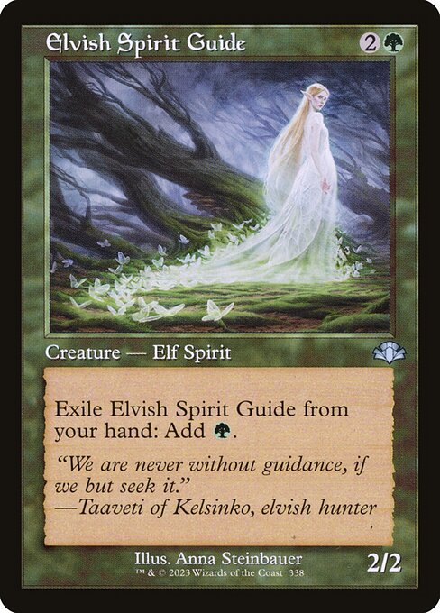 Elvish Spirit Guide — art by Anna Steinbauer