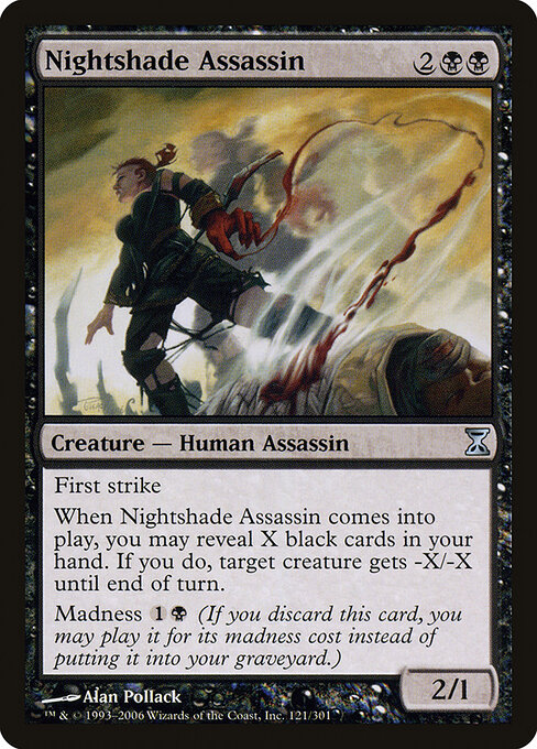 Nightshade Assassin — art by Alan Pollack