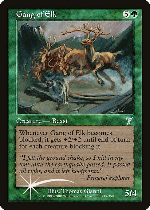 Gang of Elk — art by Thomas Gianni