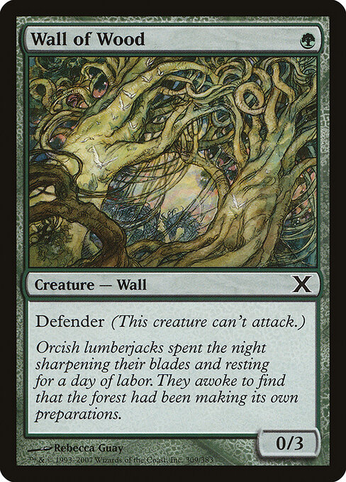 Wall of Wood — art by Rebecca Guay