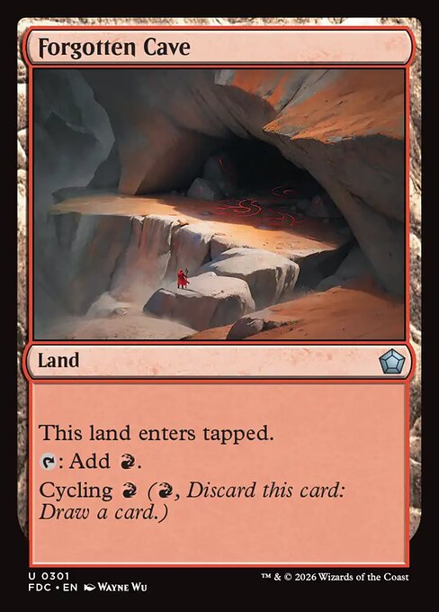 Forgotten Cave — art by Wayne Wu
