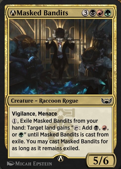 A-Masked Bandits — art by Micah Epstein