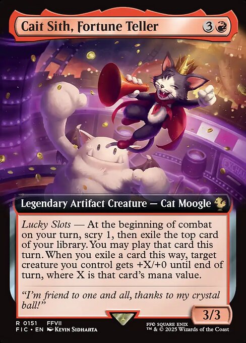 Cait Sith, Fortune Teller — art by Kevin Sidharta