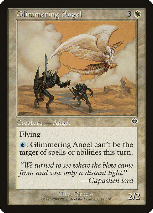 Glimmering Angel — art by Ciruelo