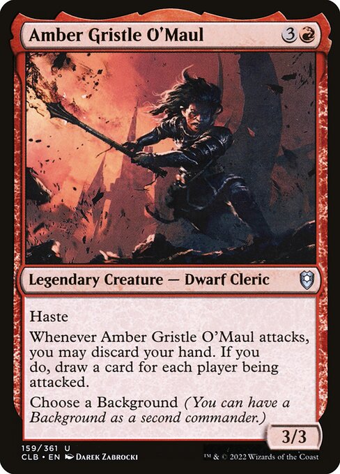 Amber Gristle O'Maul — art by Darek Zabrocki