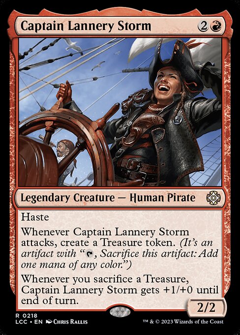 Captain Lannery Storm — art by Chris Rallis