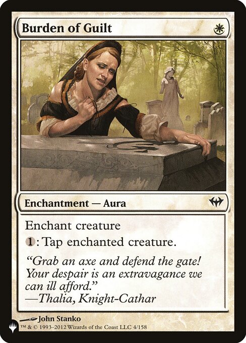 Burden of Guilt — art by John Stanko
