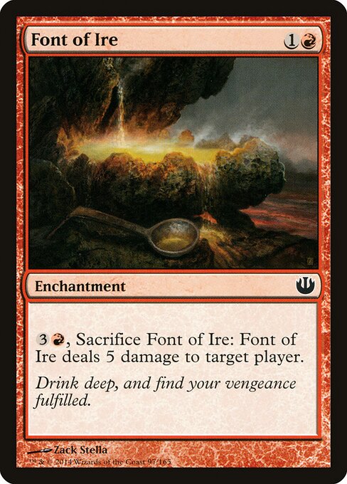 Font of Ire — art by Zack Stella