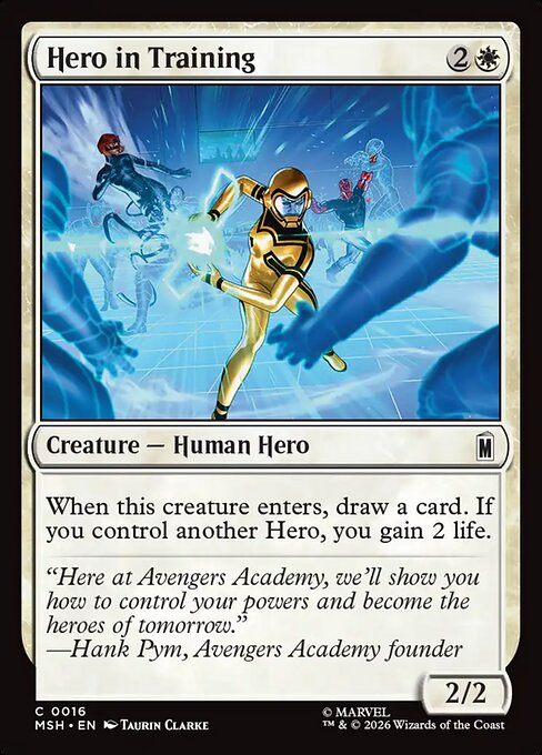 Hero in Training — art by Taurin Clarke