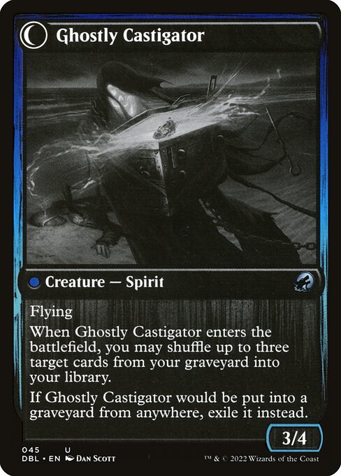 Covetous Castaway // Ghostly Castigator — art by Dan Murayama Scott