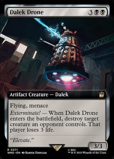 Dalek Drone — art by Bartek Fedyczak