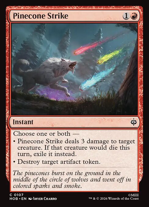 Pinecone Strike — art by Javier Charro