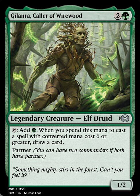 Gilanra, Caller of Wirewood — art by Jehan Choo