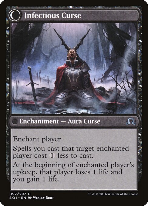 Accursed Witch // Infectious Curse — art by Wesley Burt