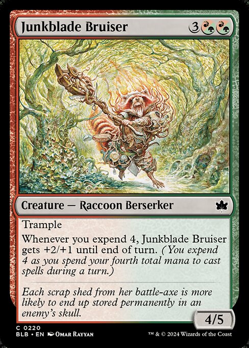 Junkblade Bruiser — art by Omar Rayyan