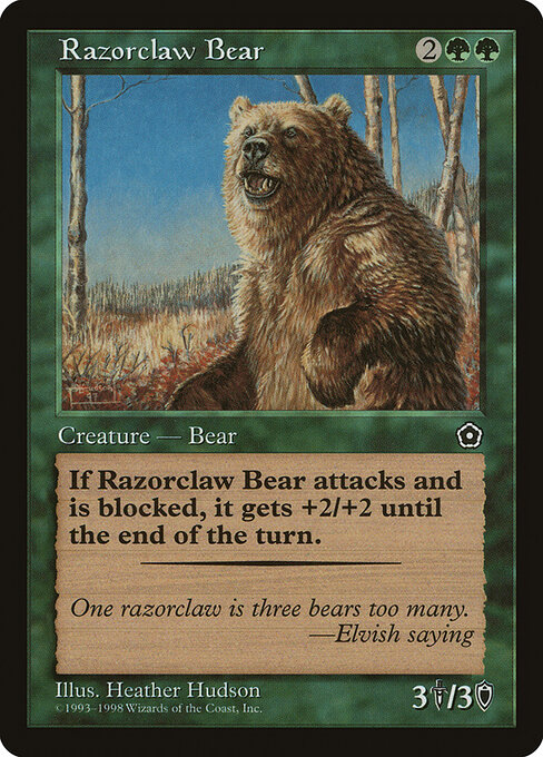 Razorclaw Bear — art by Heather Hudson