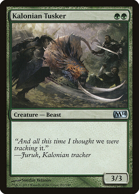 Kalonian Tusker — art by Svetlin Velinov