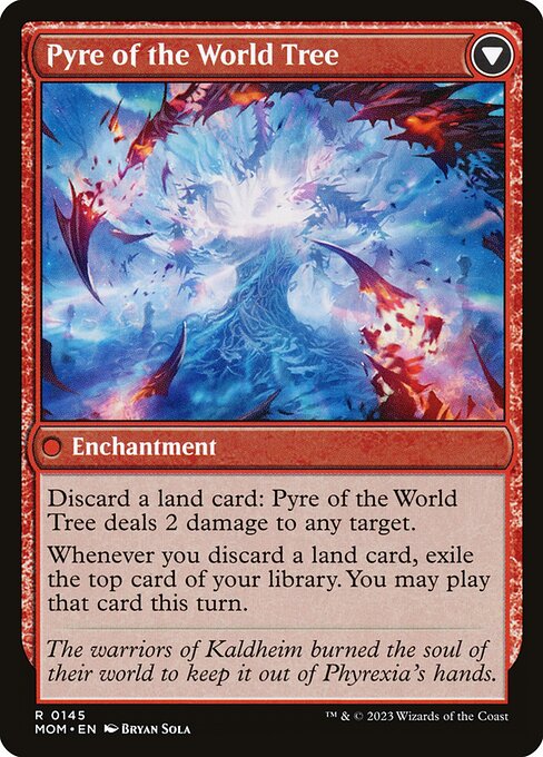 Invasion of Kaldheim // Pyre of the World Tree — art by Bryan Sola