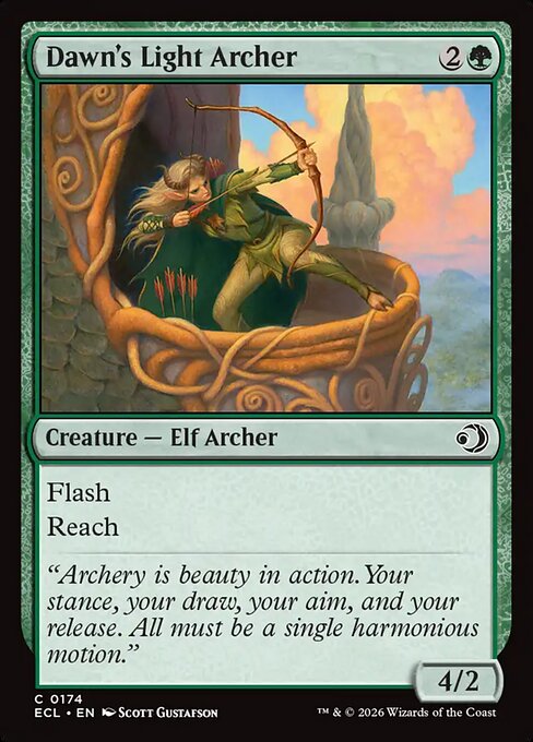 Dawn's Light Archer — art by Scott Gustafson