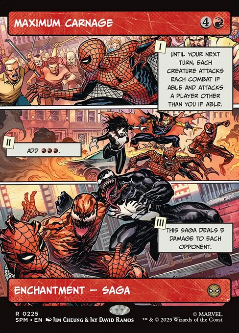 Maximum Carnage — art by Jim Cheung & Jay David Ramos