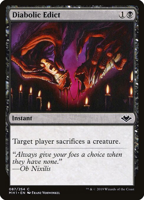 Diabolic Edict — art by Franz Vohwinkel