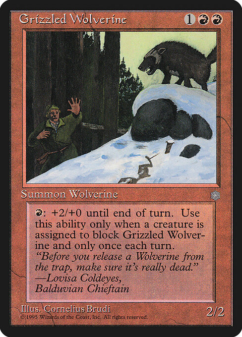 Grizzled Wolverine — art by Cornelius Brudi
