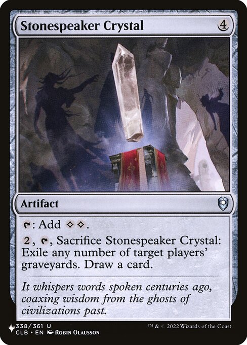 Stonespeaker Crystal — art by Robin Olausson