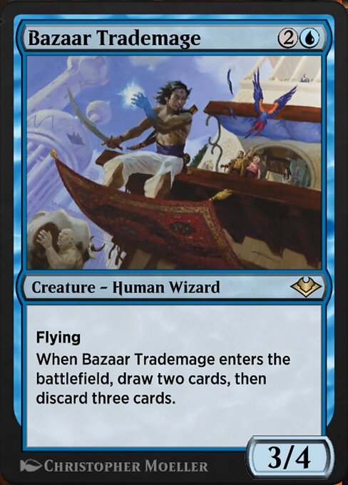Bazaar Trademage — art by Christopher Moeller