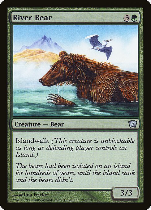 River Bear — art by Una Fricker