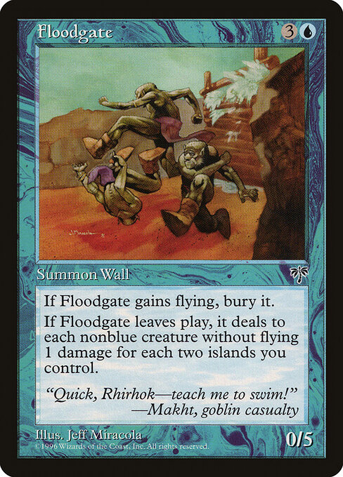 Floodgate — art by Jeff Miracola