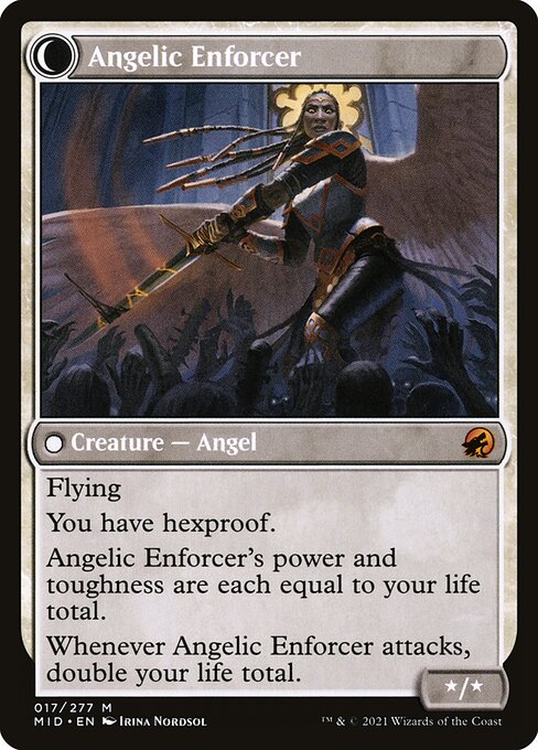 Enduring Angel // Angelic Enforcer — art by Irina Nordsol
