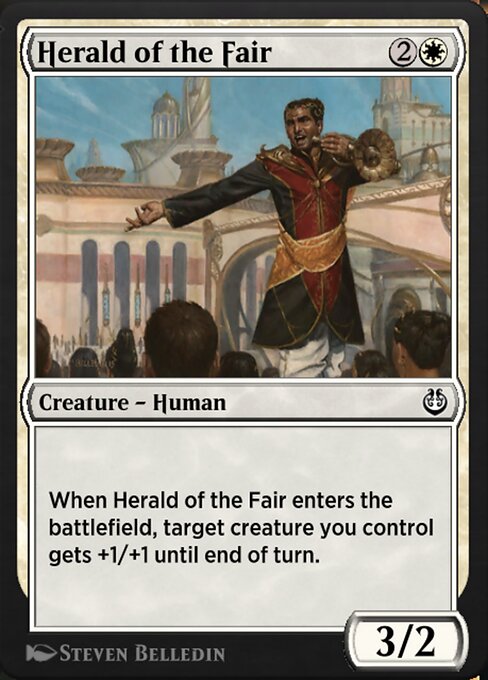 Herald of the Fair — art by Steven Belledin